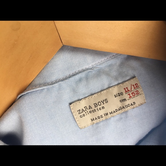 Zara Boys Shirt Long Sleeve - Picture 5 of 8